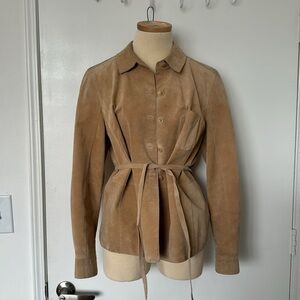 Isaac mizrahi for target suede jacket